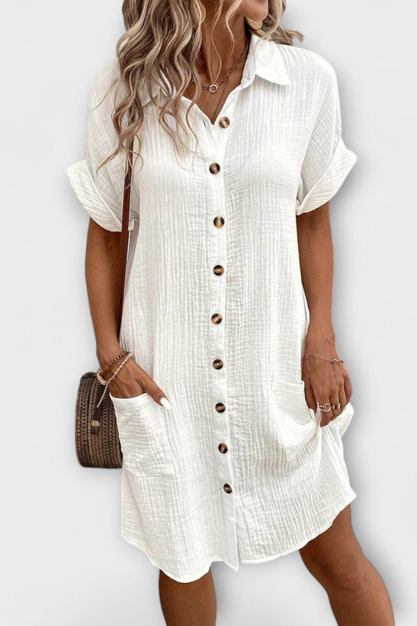 Aria - Klassieke Polo Casual Jurk