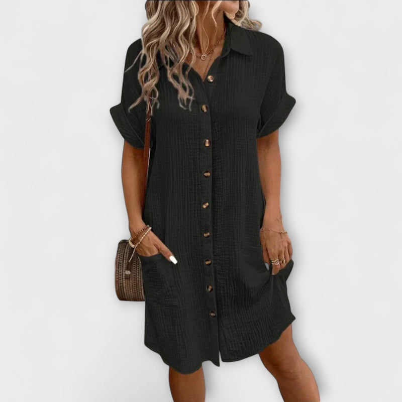 Aria - Klassieke Polo Casual Jurk
