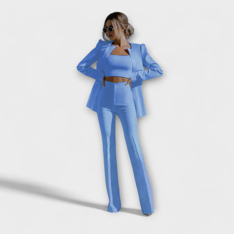 Selina - Stijlvolle 3-delige Set (Blazer, Top, Broek)