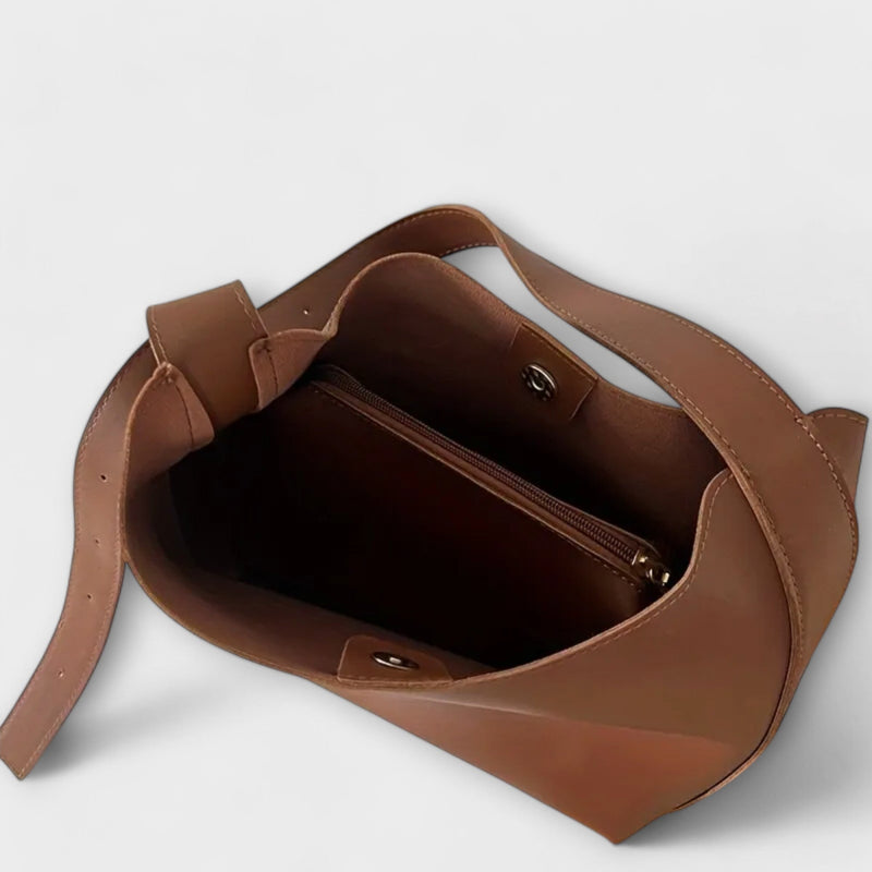 Lora. – Elegante Leren Schoudertas