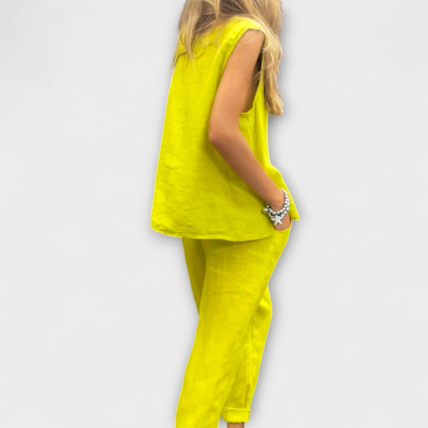 Jennifer - Ontspannen Katoen-Linnen Outfit
