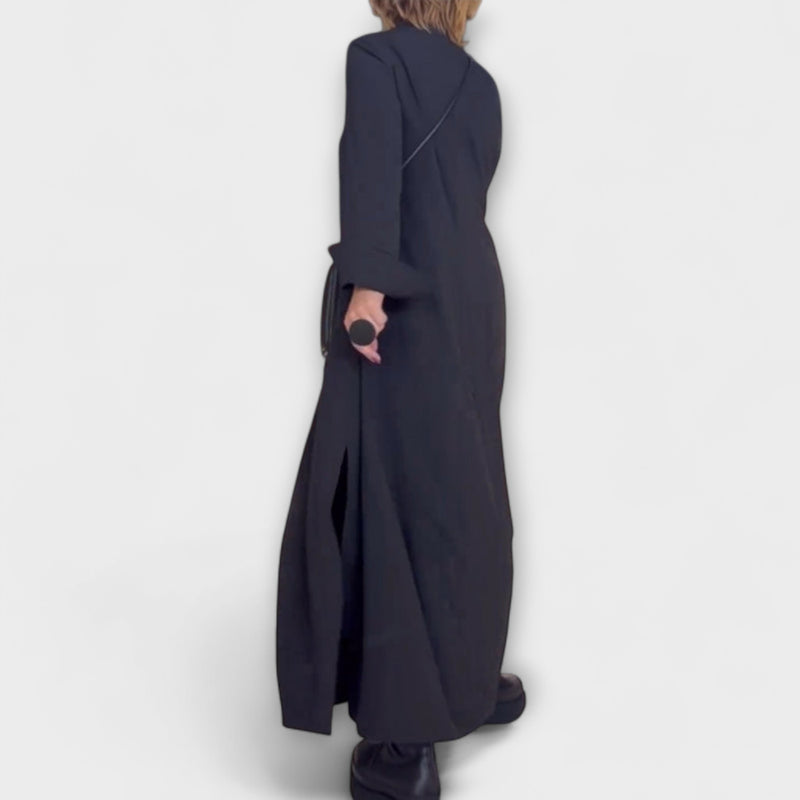 Evie - Vintage-geïnspireerde Relaxed Fit Maxi Jurk