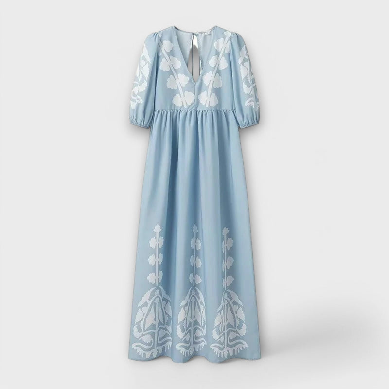 Geprinte Jurk voor Moeiteloze Elegantie