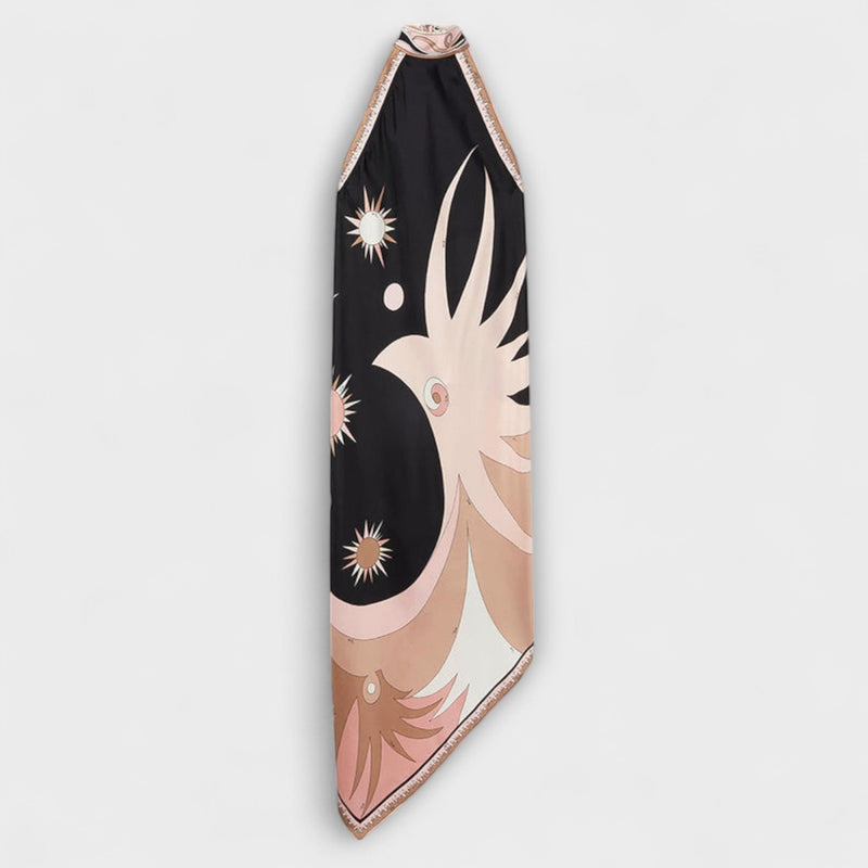 Ivy - Unieke Satijnen Strap Dress