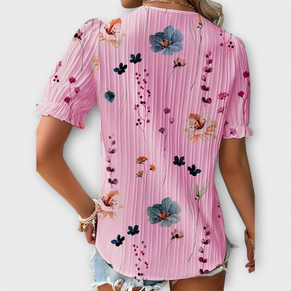 Emily - Modieuze Blouse met V-hals