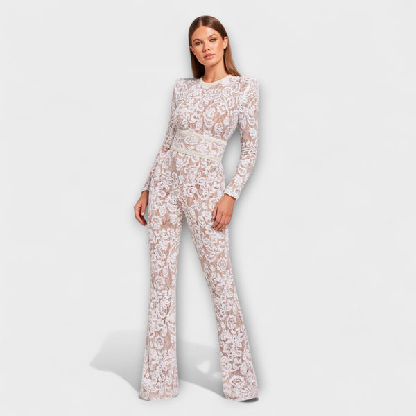 Theresia - Kanten Jumpsuit met Corset