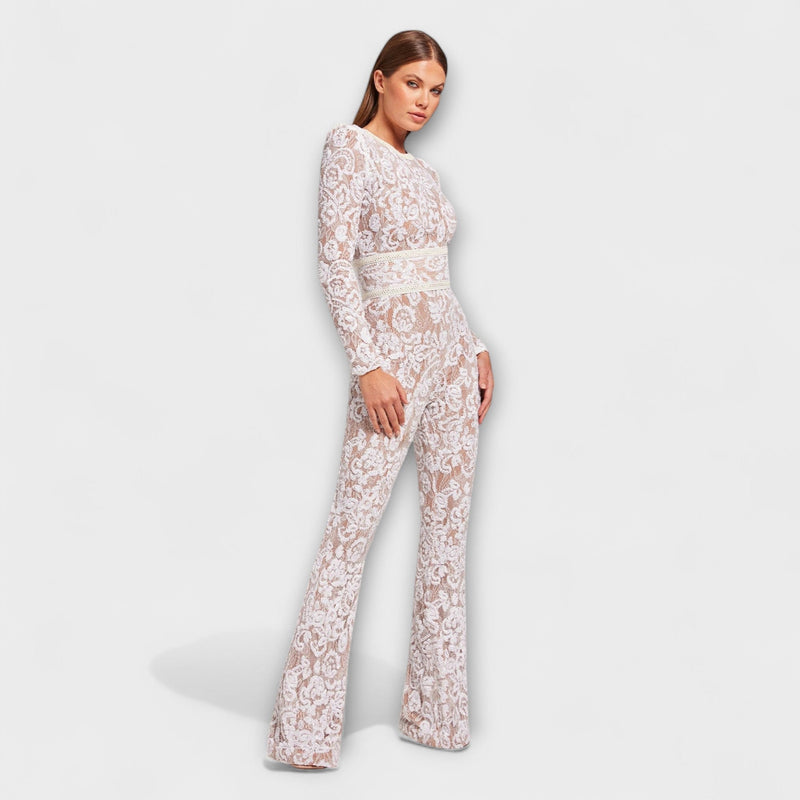 Theresia - Kanten Jumpsuit met Corset