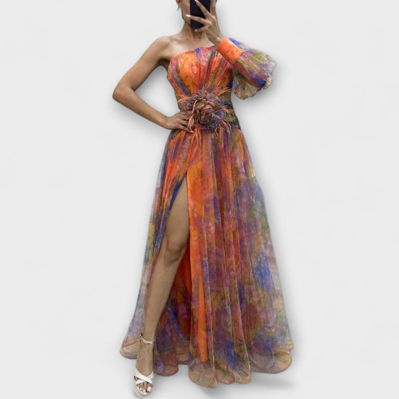 Amelia - Chic Split Jurk
