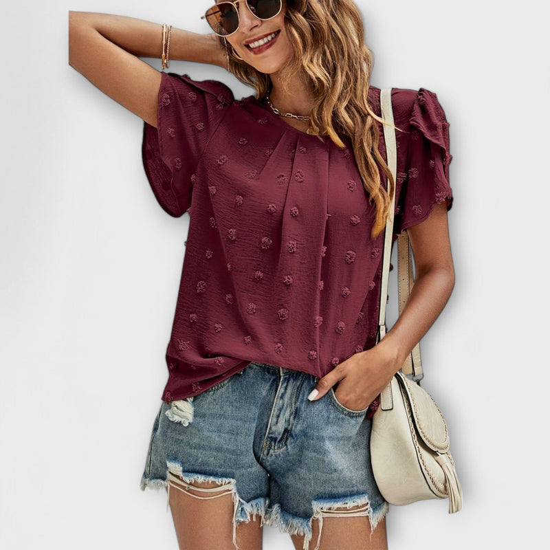 Charlotte - De Perfecte Pois Blouse