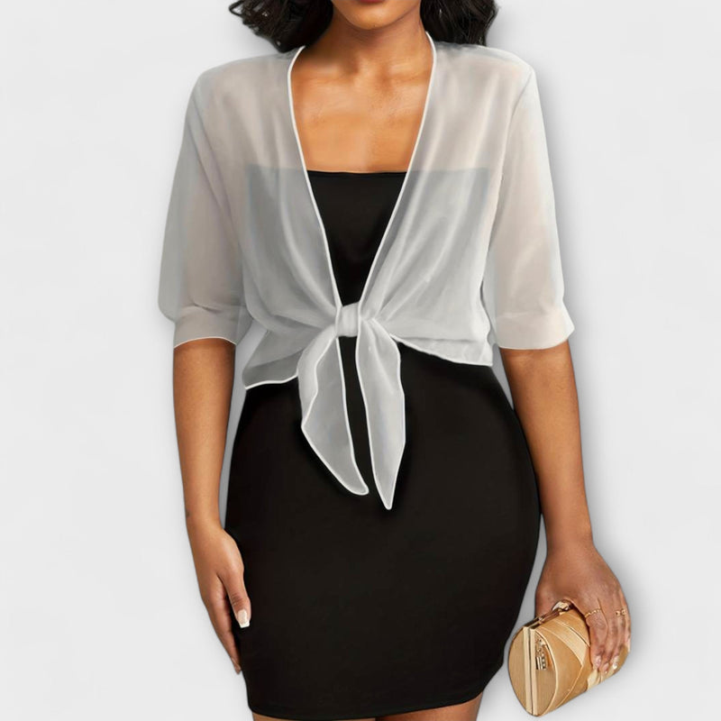 Olivia - Blouse met Open Voorzijde