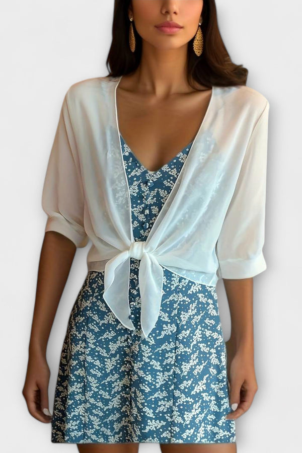 Olivia - Blouse met Open Voorzijde