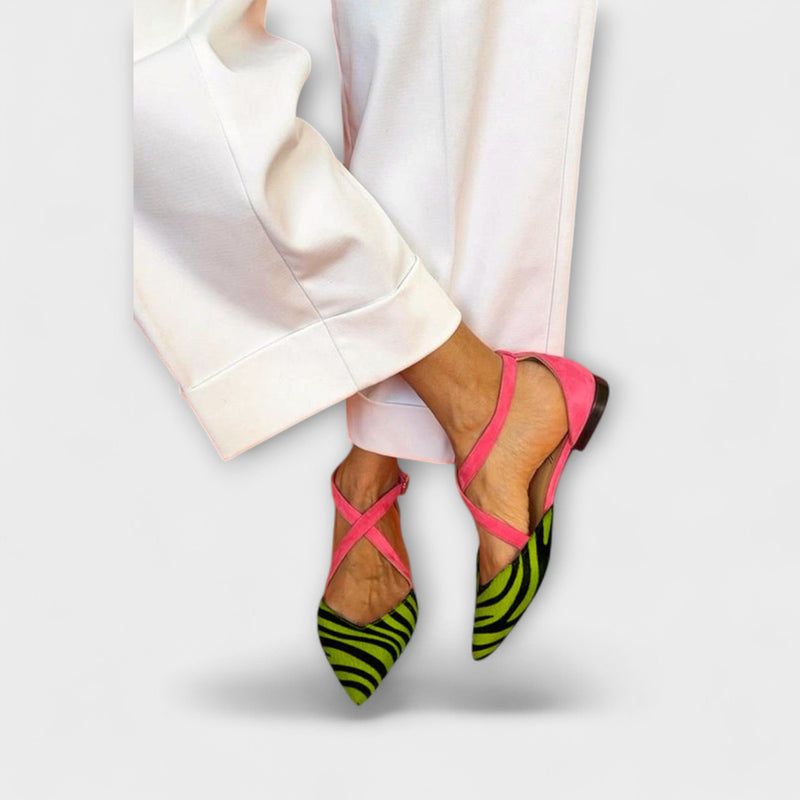Zarella – Zebra Flats in Roze Kracht