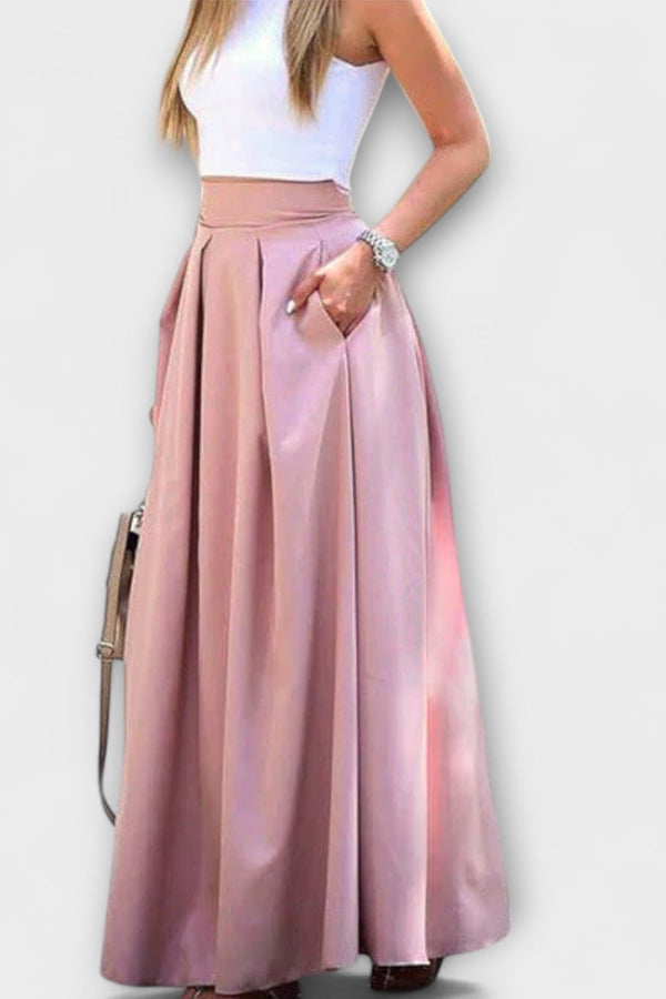 Tzafira – Elegante Maxi Rok met Hoge Taille