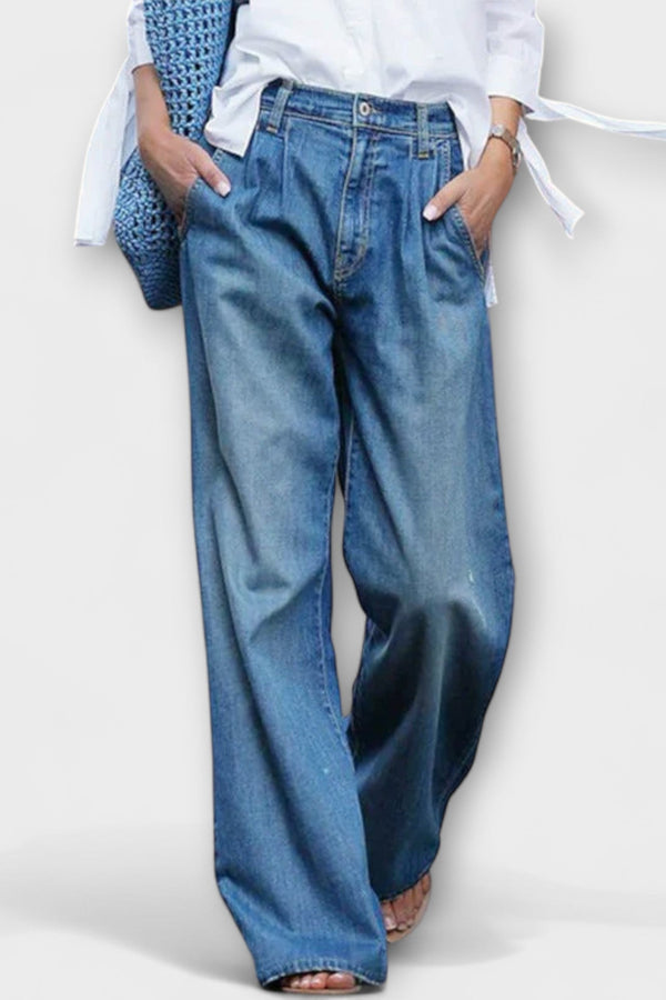 Ava - Hoge Kwaliteit Jeans met Wijde Pijpen