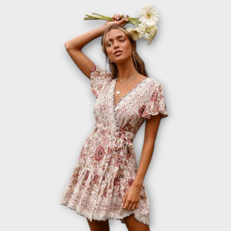 Amina - Korte Boho Jurk