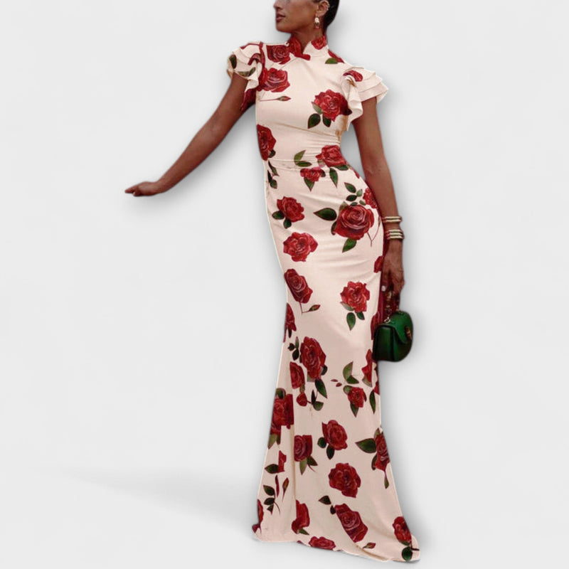 Luna - Maxi-jurk met Bloemenprint