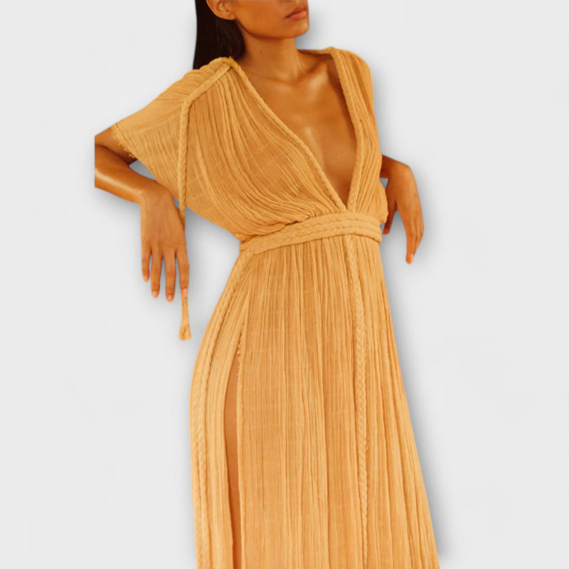 Kimono Maxi Jurk in Griekse Stijl