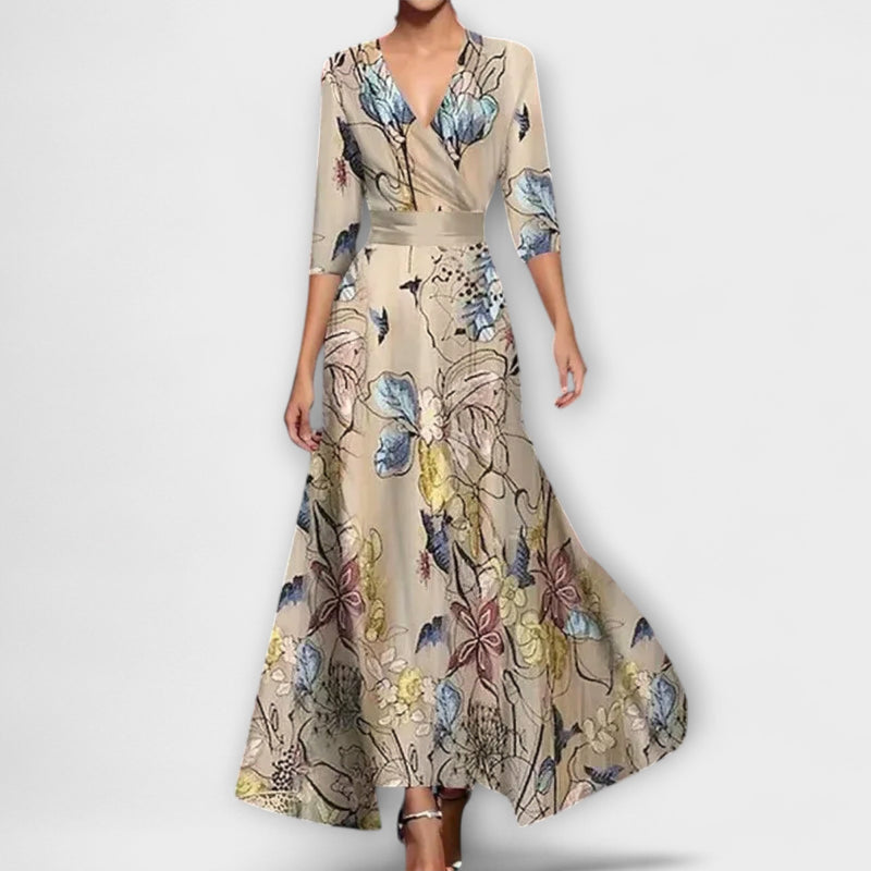 Alma - Elegante Mouwontwerp Damesjurk