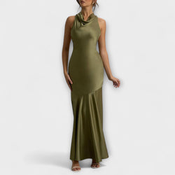 Lennon - Elegante Maxi Jurk in Satijn