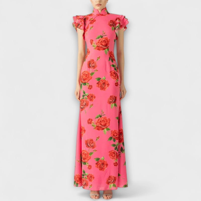 Luna - Maxi-jurk met Bloemenprint