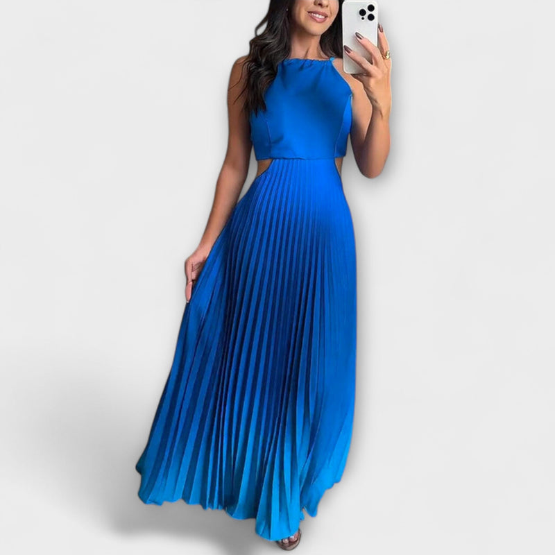 Haven - Stijlvolle Rugloze Tie-Dye Maxi Jurk
