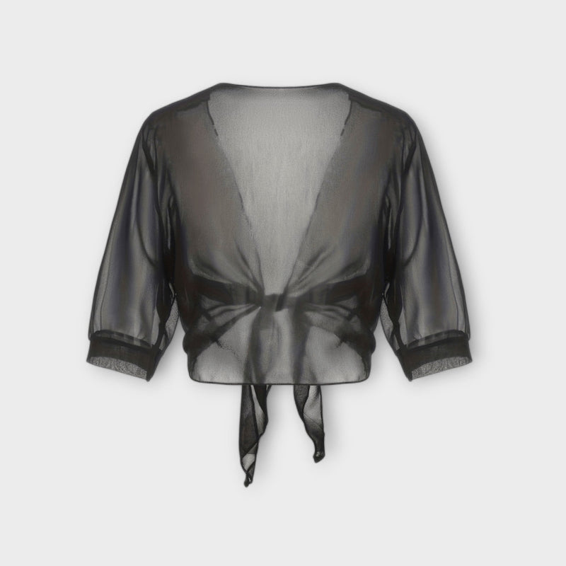 Olivia - Blouse met Open Voorzijde