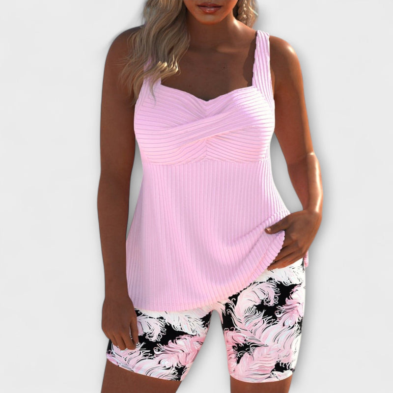 Hana - Patterned Tankini