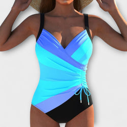 Azalea - Premium Blauwe Badpak Jumpsuit