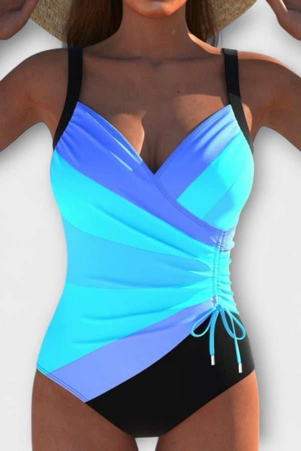 Azalea - Premium Blauwe Badpak Jumpsuit