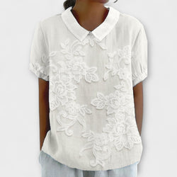 Ainsley - Lily Bloemen Kraag Blouse
