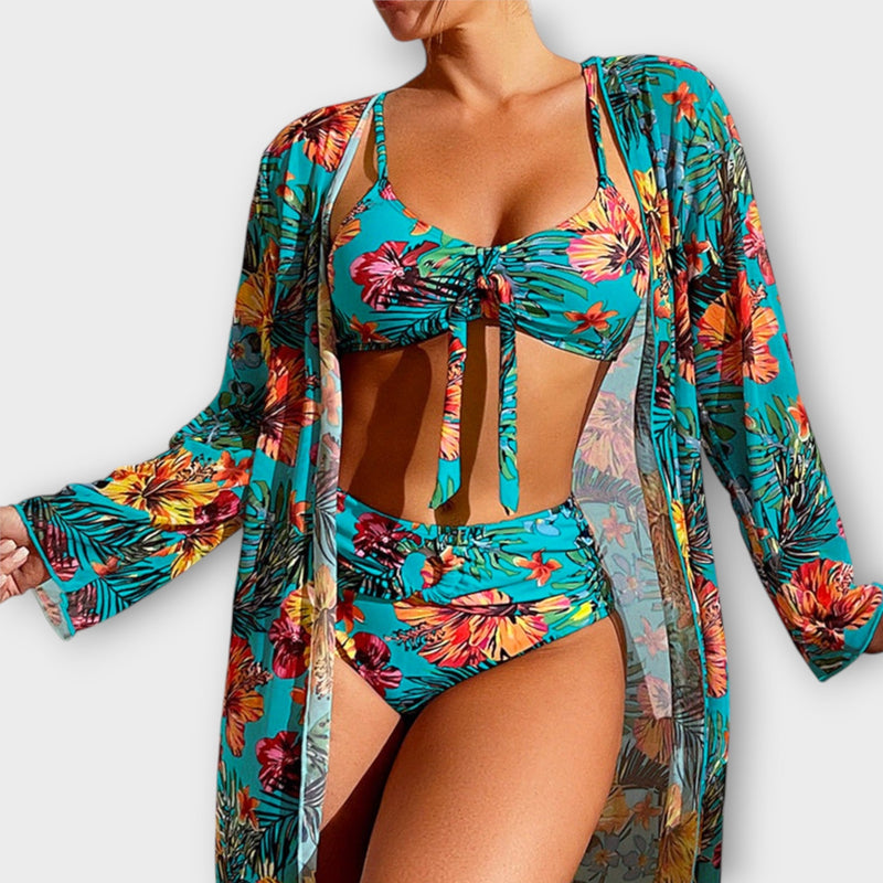 Carissa - Elegante 3-delige Bikini Set