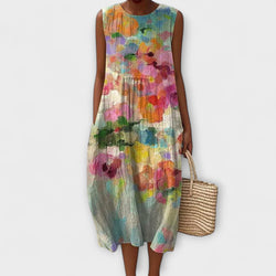 Caitlin - Mouwloze Midi-jurk voor Maximale Comfort