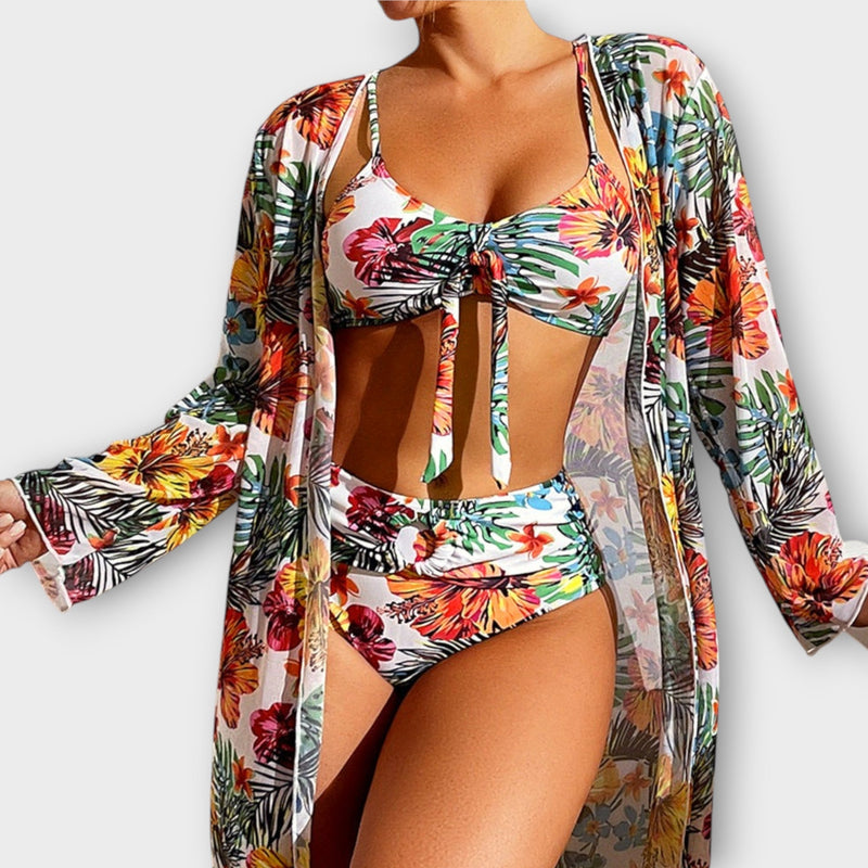 Carissa - Elegante 3-delige Bikini Set