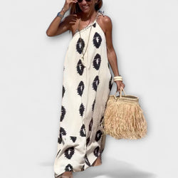 Isla - Zonnestraal Vibes One-Shoulder Maxi Jurk