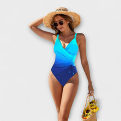 Clarissa - Vivid Multicolor Sports Swimsuit