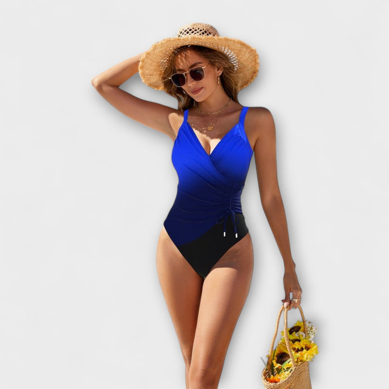Clarissa - Vivid Multicolor Sports Swimsuit