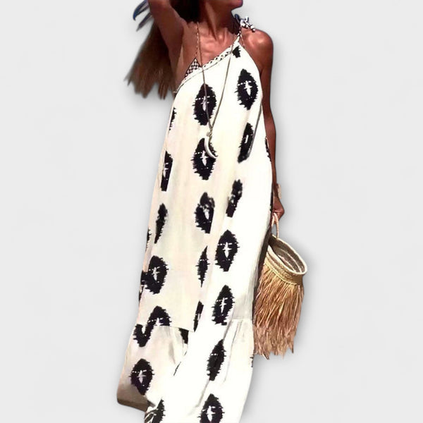 Isla - Sunbeam Vibes One-Shoulder Maxi Jurk