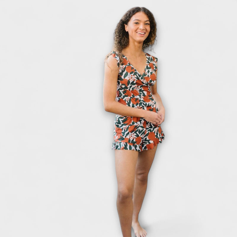 Anouk – Ruffled Badmode met Ingebouwde Borstondersteuning