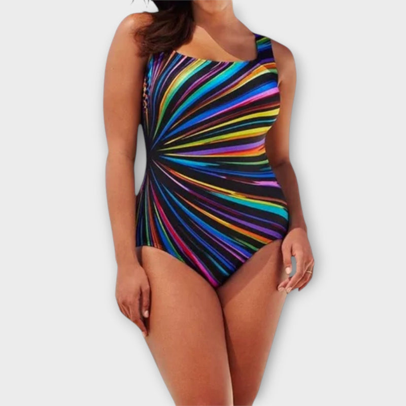 Franziska - Vivid Striped Swimwear