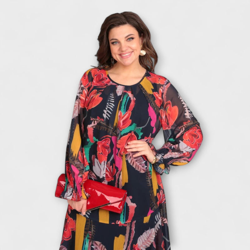 Caroline - Elegante Plus-Size Jurk voor Ultiem Comfort
