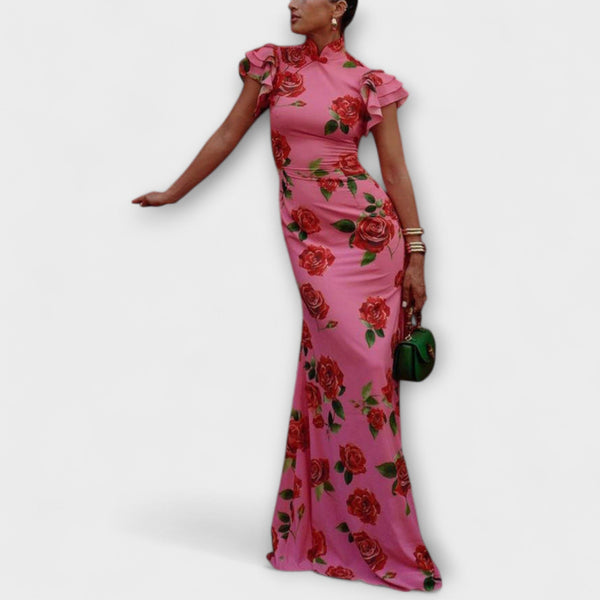 Luna - Maxi Jurk met Bloemenprint