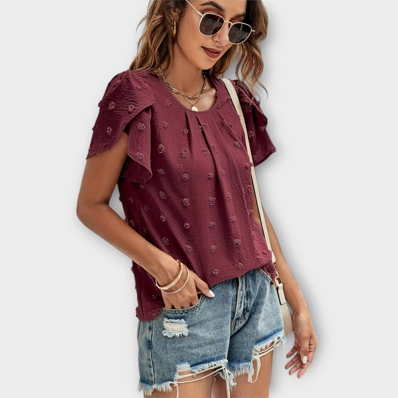 Charlotte - De Perfecte Pois Blouse