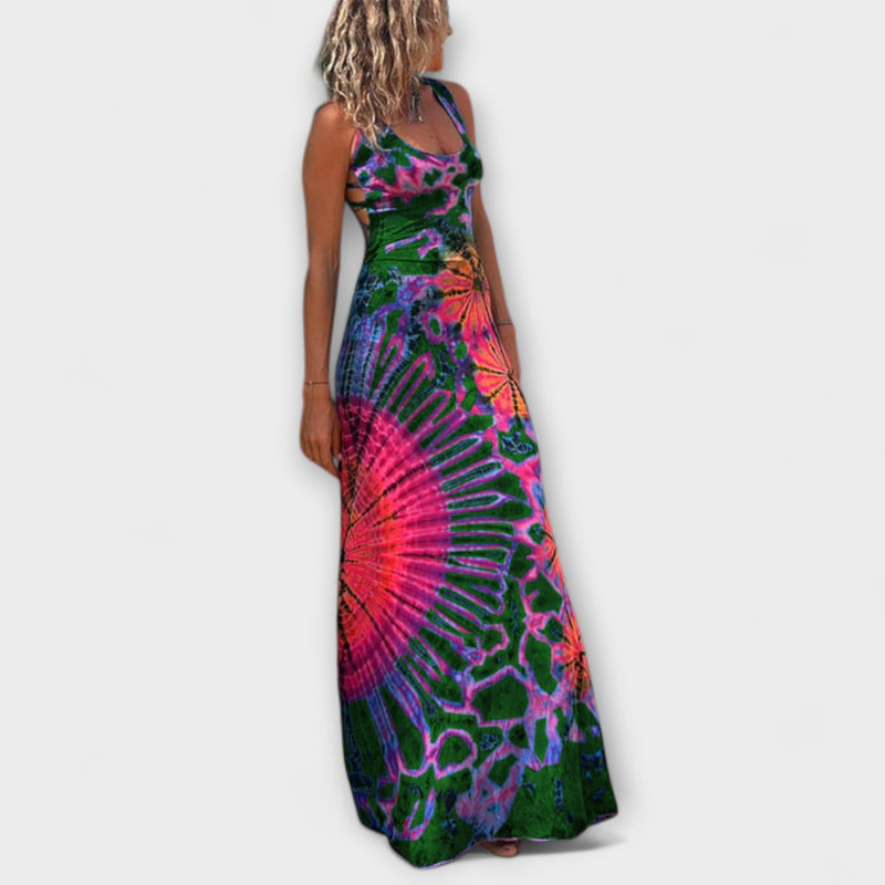 Ronja - La Bamba Tie-Dye Print Maxi Jurk