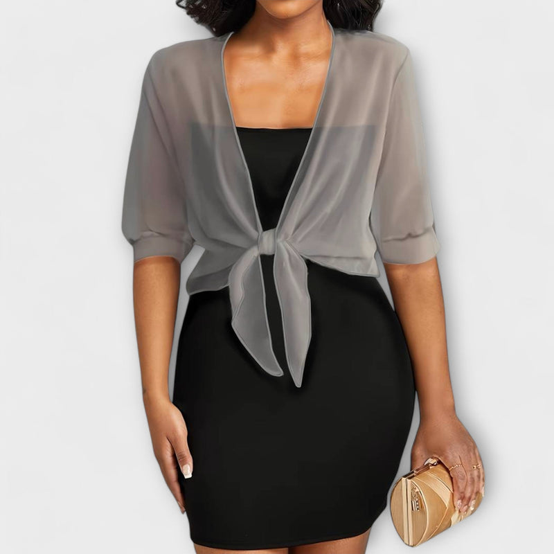 Olivia - Blouse met Open Voorzijde