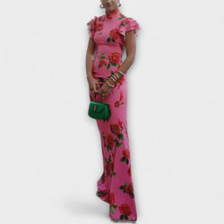 Luna - Maxi-jurk met Bloemenprint