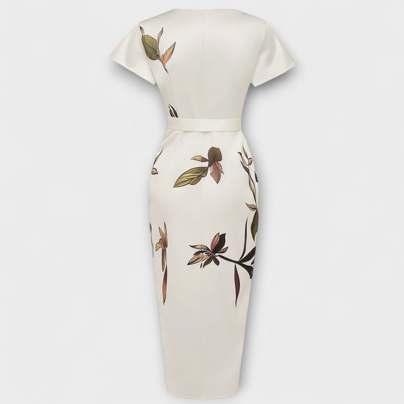 Satin Wrap Jurk