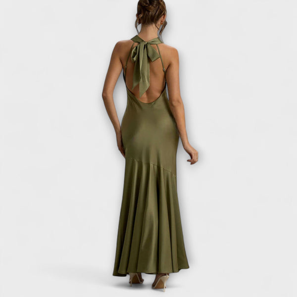 Lennon - Elegante Maxi Jurk in Satijn