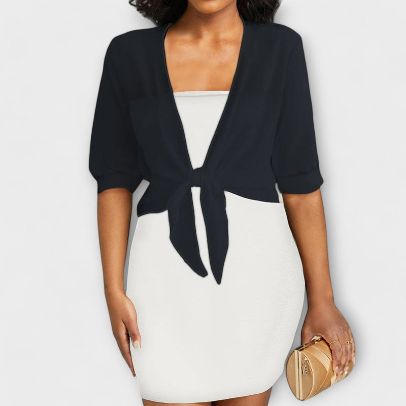 Olivia - Blouse met Open Voorzijde