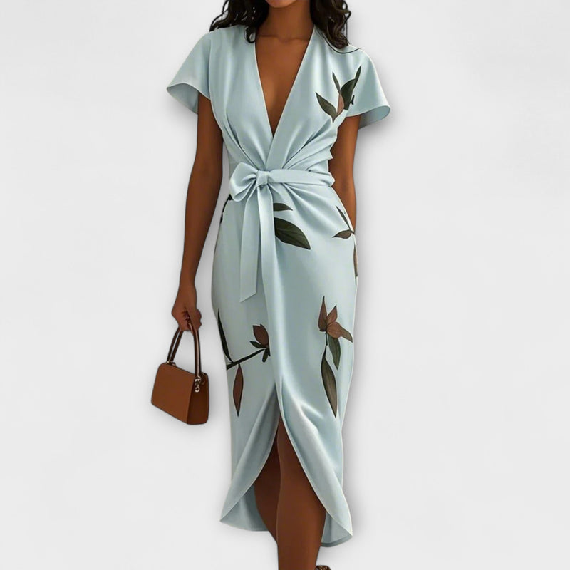 Satin Wrap Jurk