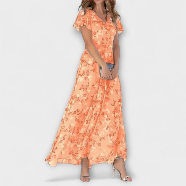 Kathrine - Luxe Maxi Jurk met Flatterende Silhouet